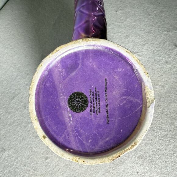 Let’s Be Mermaids Purple Tail Mug Shimmer Scales Coffee Tea Mug - Picture 5 of 9